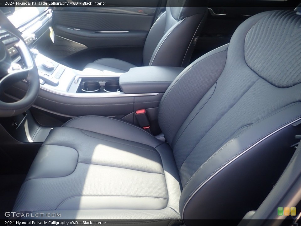Black Interior Front Seat for the 2024 Hyundai Palisade Calligraphy AWD #146440334