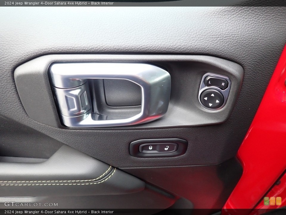 Black Interior Door Panel for the 2024 Jeep Wrangler 4-Door Sahara 4xe Hybrid #146441222