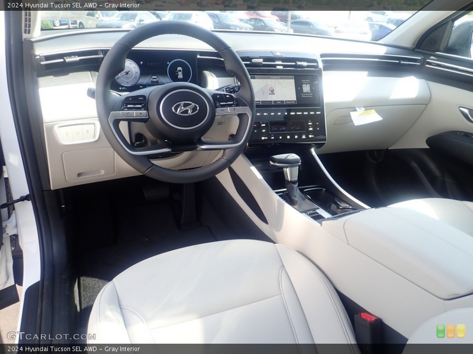 Gray Interior Photo for the 2024 Hyundai Tucson SEL AWD #146441411