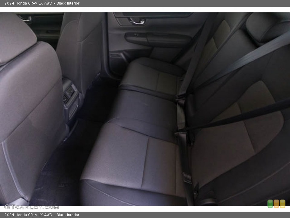 Black Interior Rear Seat for the 2024 Honda CR-V LX AWD #146441480