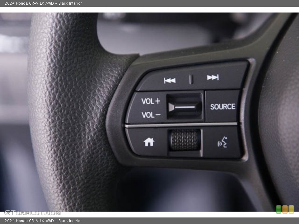 Black Interior Steering Wheel for the 2024 Honda CR-V LX AWD #146441528