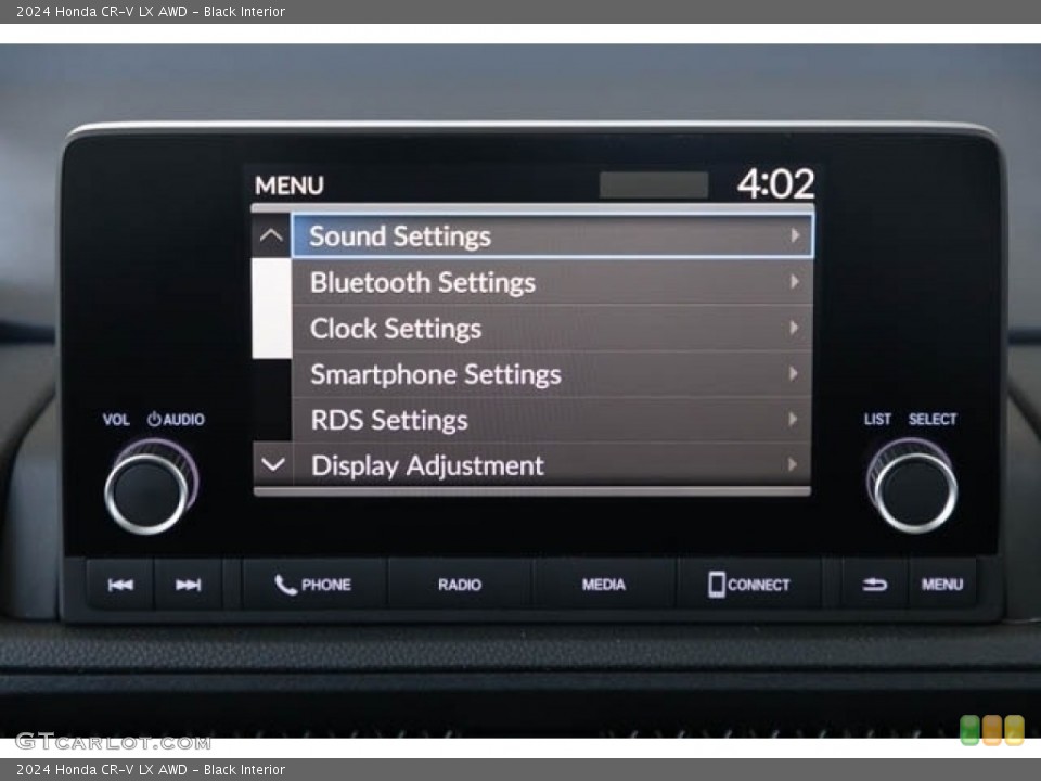 Black Interior Controls for the 2024 Honda CR-V LX AWD #146441621