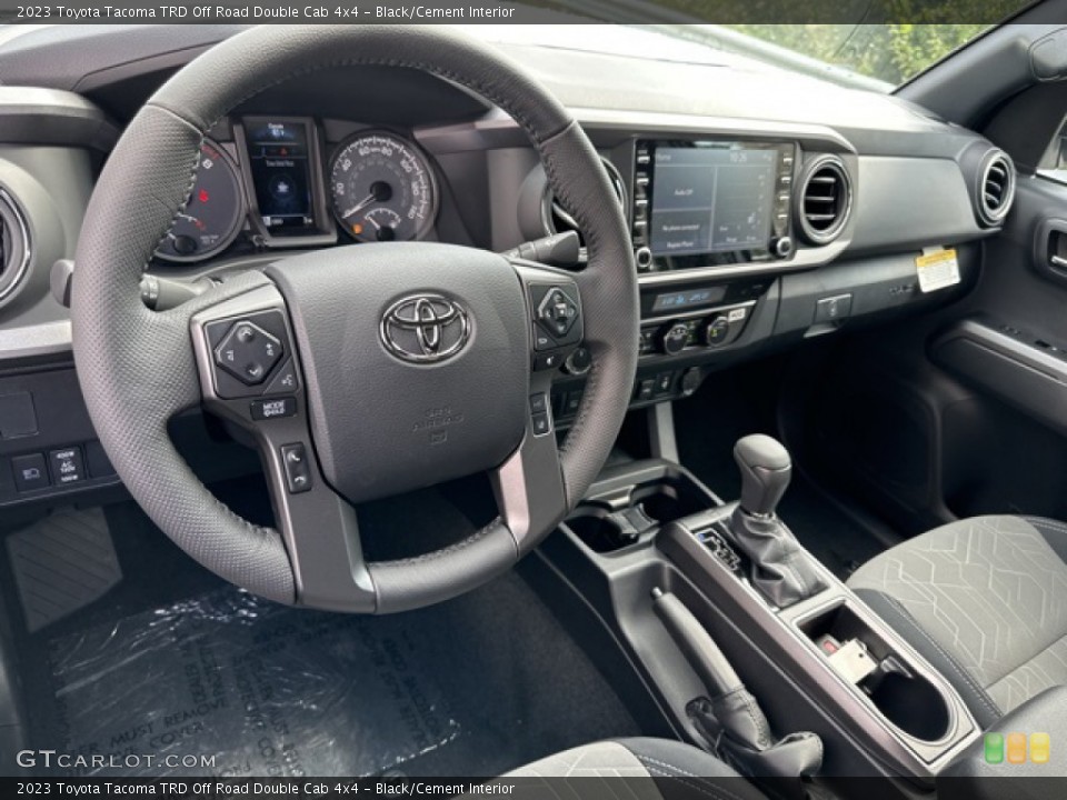 Black/Cement Interior Dashboard for the 2023 Toyota Tacoma TRD Off Road Double Cab 4x4 #146442697