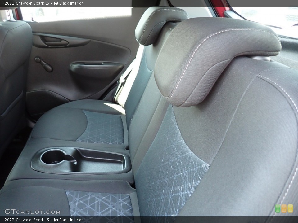 Jet Black Interior Rear Seat for the 2022 Chevrolet Spark LS #146442810