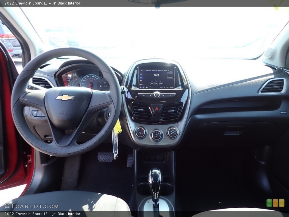 Jet Black Interior Dashboard for the 2022 Chevrolet Spark LS #146442821