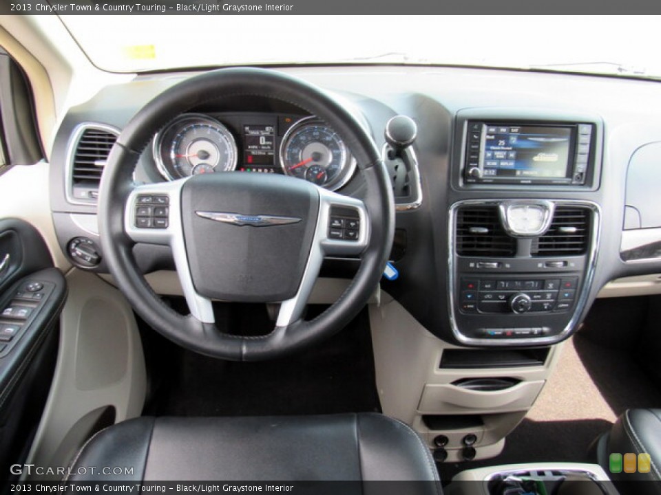 Black/Light Graystone Interior Dashboard for the 2013 Chrysler Town & Country Touring #146443211