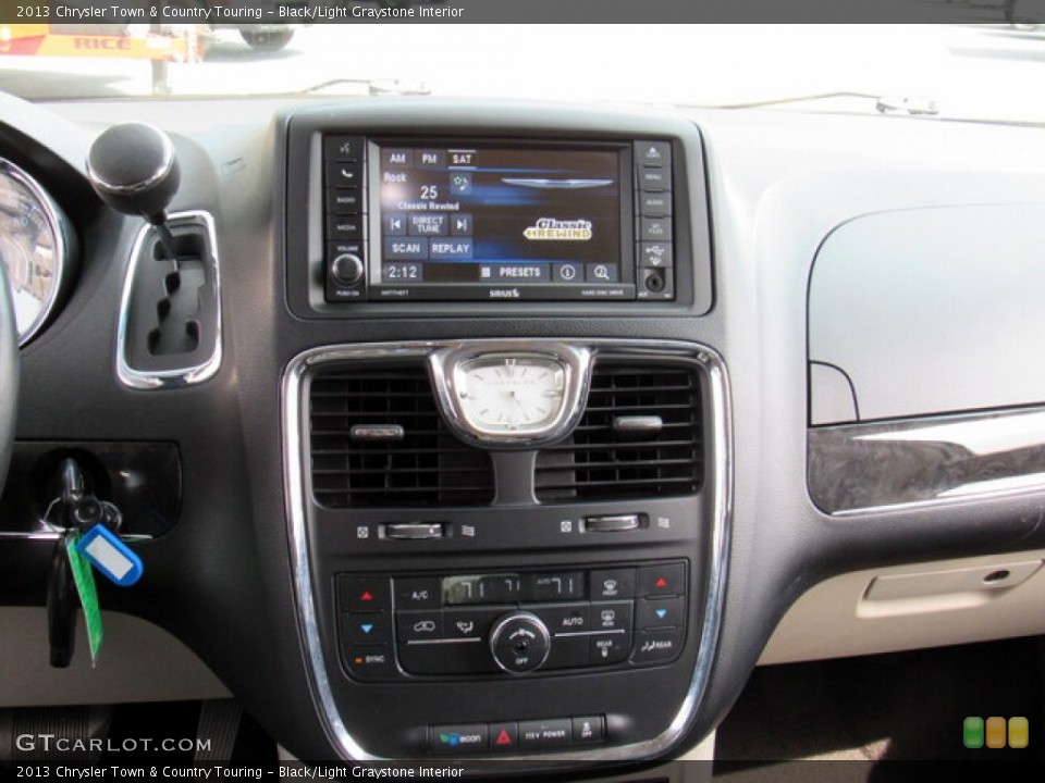 Black/Light Graystone Interior Controls for the 2013 Chrysler Town & Country Touring #146443233