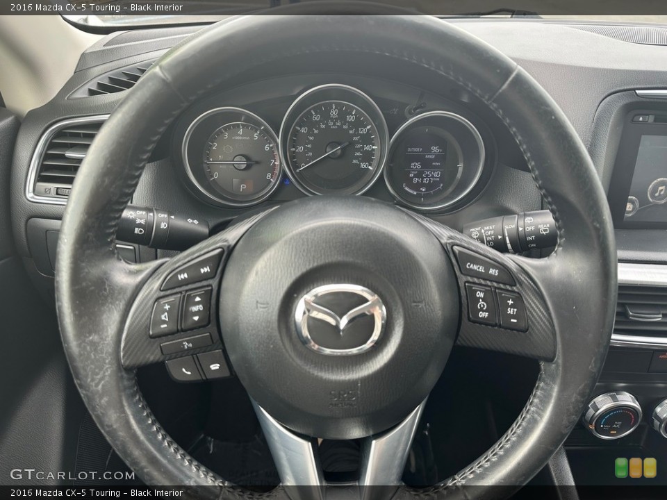 Black Interior Steering Wheel for the 2016 Mazda CX-5 Touring #146443974