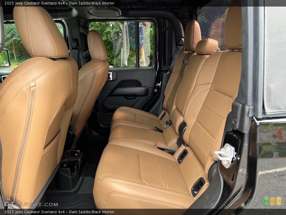 Dark Saddle/Black Interior Rear Seat for the 2023 Jeep Gladiator Overland 4x4 #146444847