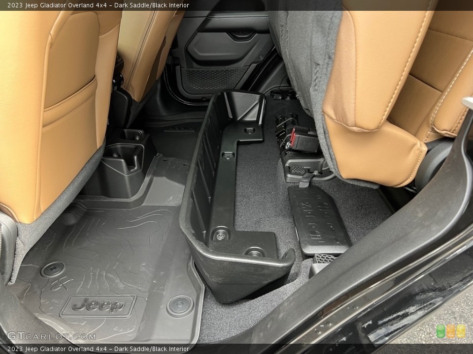 Dark Saddle/Black Interior Rear Seat for the 2023 Jeep Gladiator Overland 4x4 #146444862