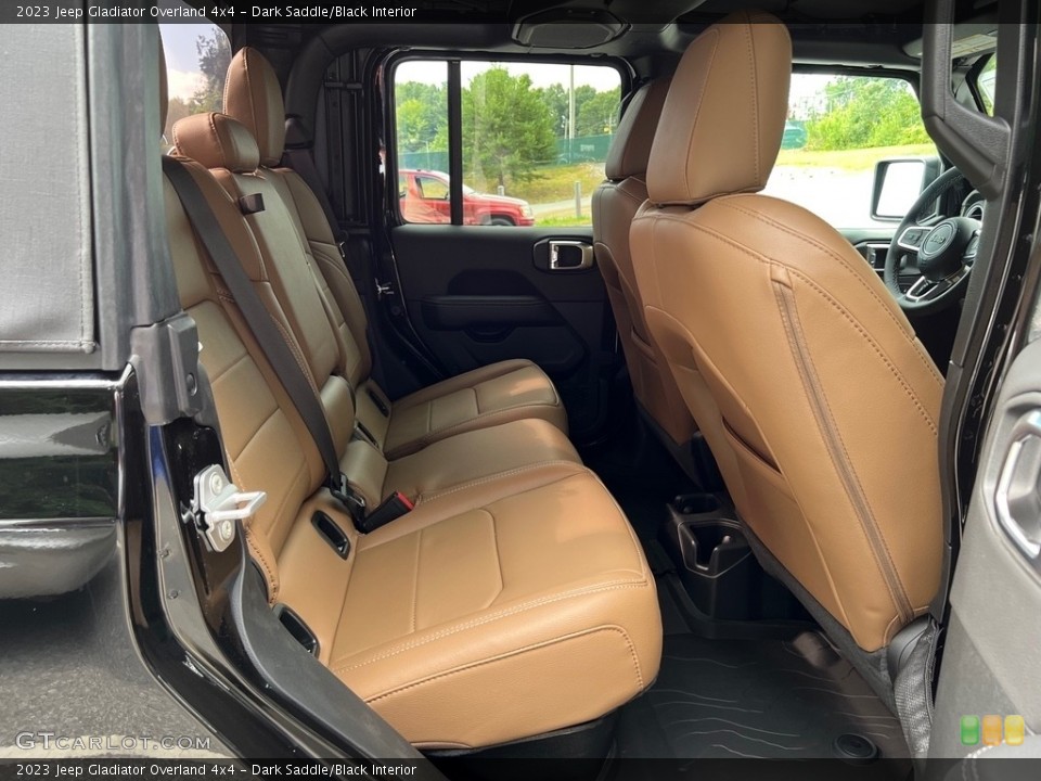 Dark Saddle/Black Interior Rear Seat for the 2023 Jeep Gladiator Overland 4x4 #146444893