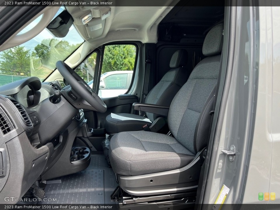 Black Interior Front Seat for the 2023 Ram ProMaster 1500 Low Roof Cargo Van #146445536