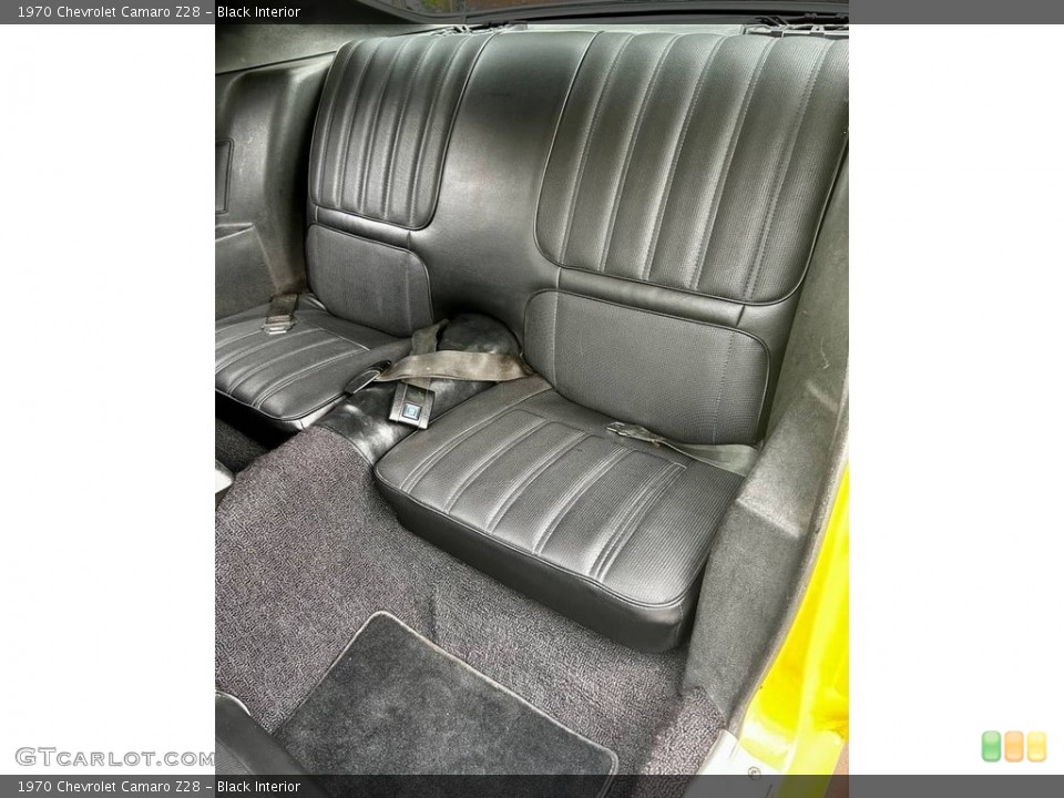 Black 1970 Chevrolet Camaro Interiors