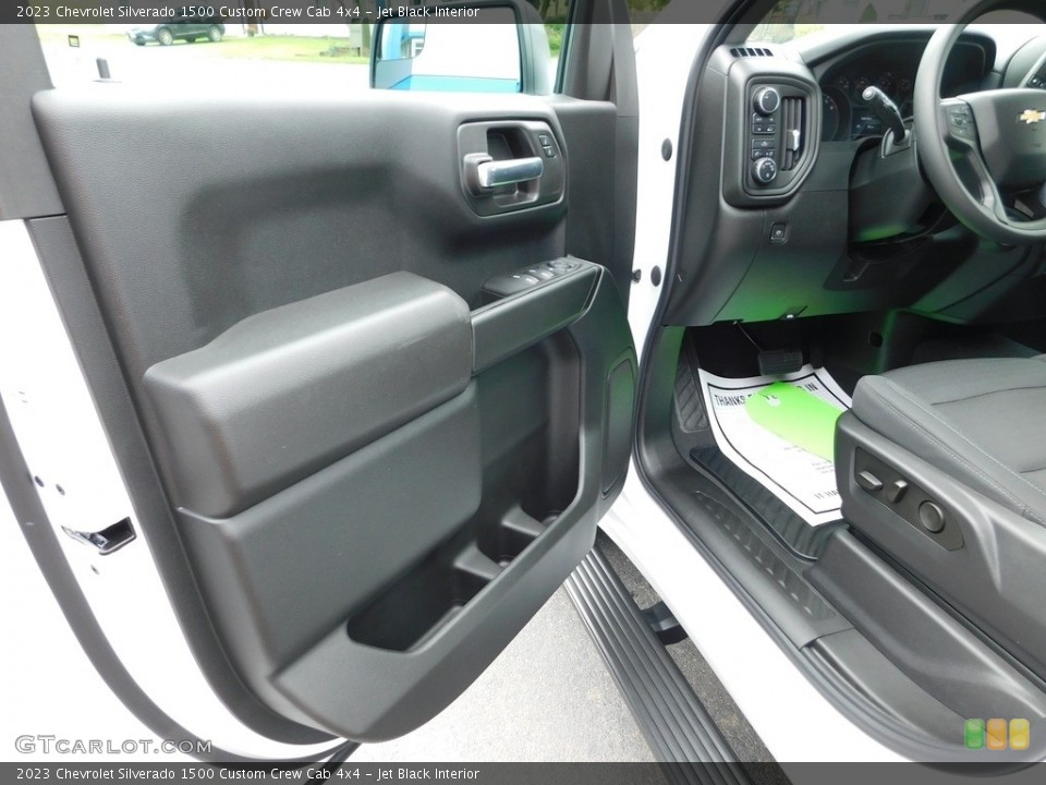 Jet Black Interior Door Panel for the 2023 Chevrolet Silverado 1500 Custom Crew Cab 4x4 #146446187