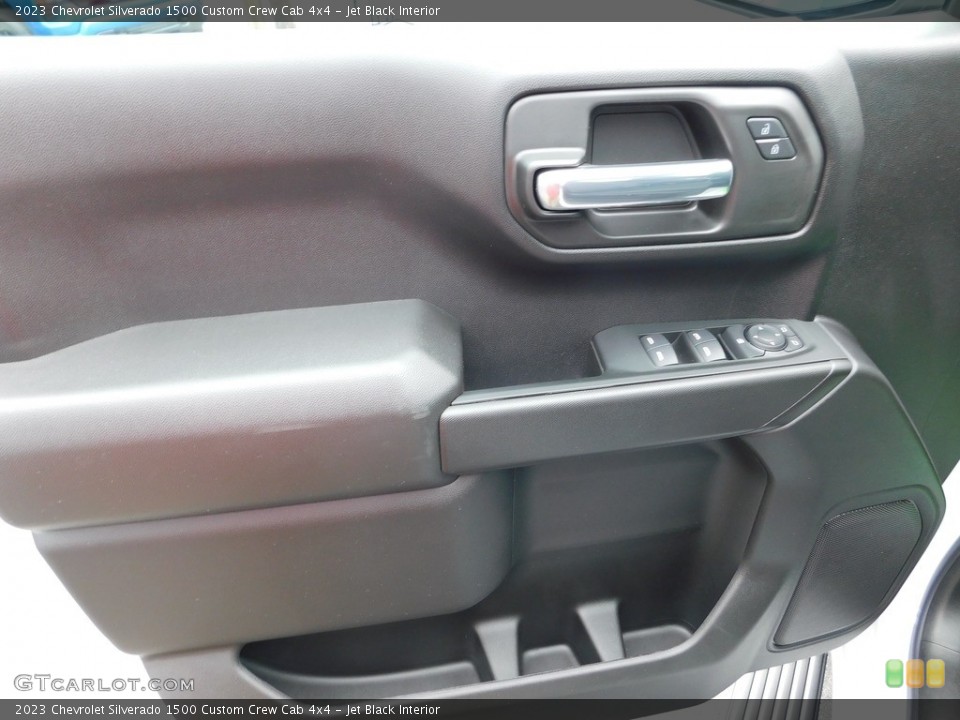 Jet Black Interior Door Panel for the 2023 Chevrolet Silverado 1500 Custom Crew Cab 4x4 #146446208
