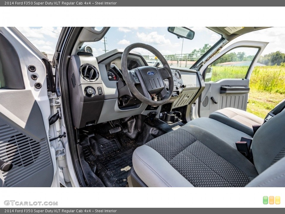 Steel Interior Photo for the 2014 Ford F350 Super Duty XLT Regular Cab 4x4 #146446307