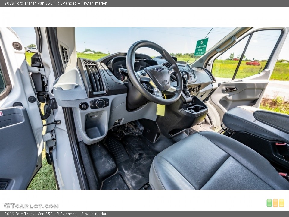 Pewter Interior Photo for the 2019 Ford Transit Van 350 HR Extended #146446817