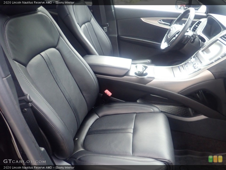 Ebony Interior Front Seat for the 2020 Lincoln Nautilus Reserve AWD #146447582