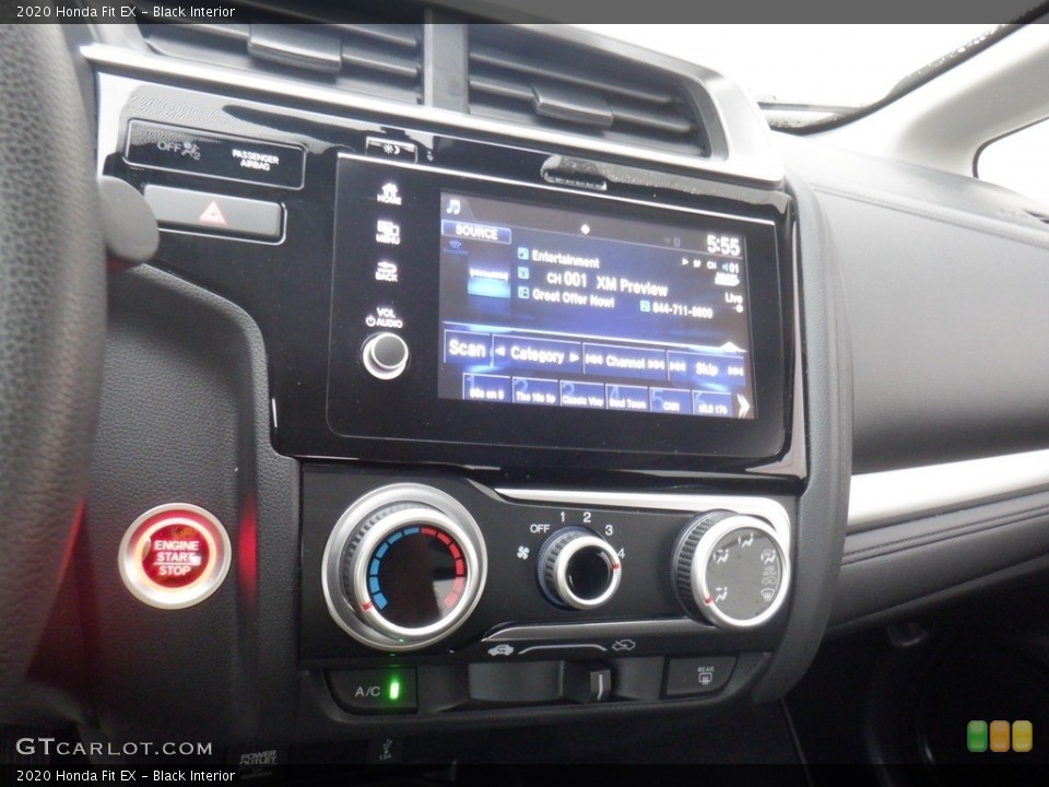 Black Interior Controls for the 2020 Honda Fit EX #146447591