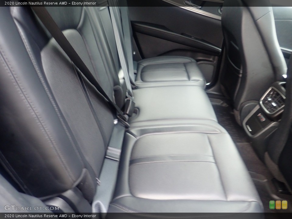 Ebony Interior Rear Seat for the 2020 Lincoln Nautilus Reserve AWD #146447642