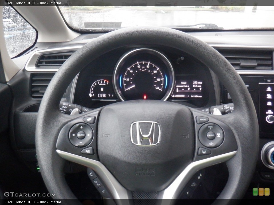 Black Interior Steering Wheel for the 2020 Honda Fit EX #146447683