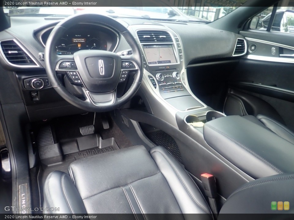 Ebony Interior Photo for the 2020 Lincoln Nautilus Reserve AWD #146447692
