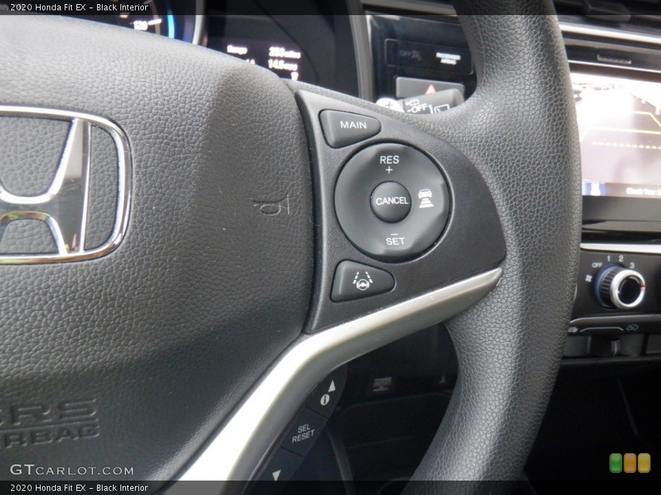 Black Interior Steering Wheel for the 2020 Honda Fit EX #146447717