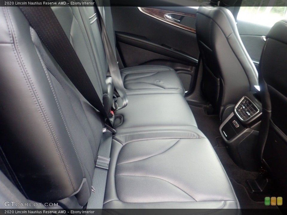 Ebony Interior Rear Seat for the 2020 Lincoln Nautilus Reserve AWD #146448002