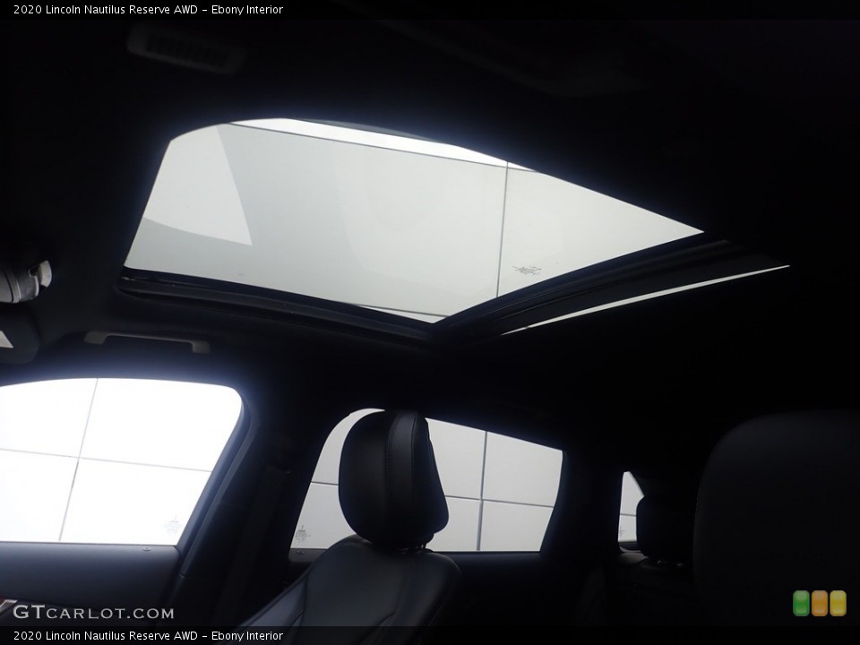 Ebony Interior Sunroof for the 2020 Lincoln Nautilus Reserve AWD #146448083