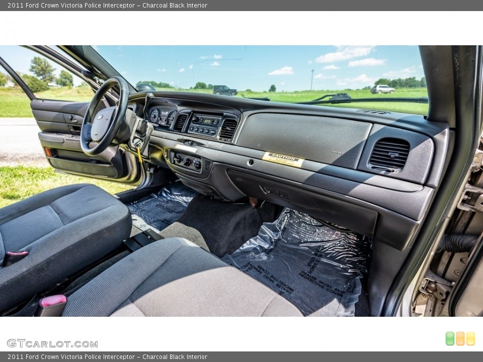 Charcoal Black Interior Dashboard for the 2011 Ford Crown Victoria Police Interceptor #146448221