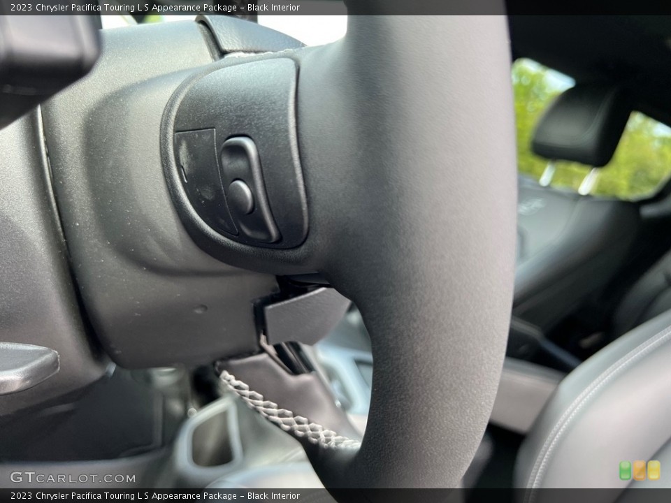 Black Interior Steering Wheel for the 2023 Chrysler Pacifica Touring L S Appearance Package #146448815