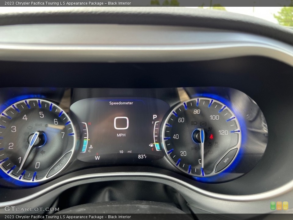 Black Interior Gauges for the 2023 Chrysler Pacifica Touring L S Appearance Package #146448839