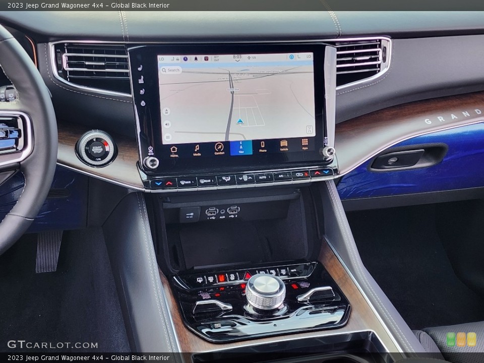 Global Black Interior Navigation for the 2023 Jeep Grand Wagoneer 4x4 #146449784