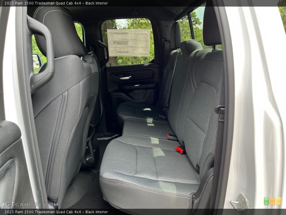 Black Interior Rear Seat for the 2023 Ram 1500 Tradesman Quad Cab 4x4 #146450354