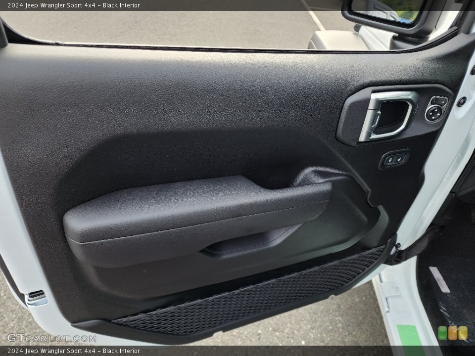 Black Interior Door Panel for the 2024 Jeep Wrangler Sport 4x4 #146450487