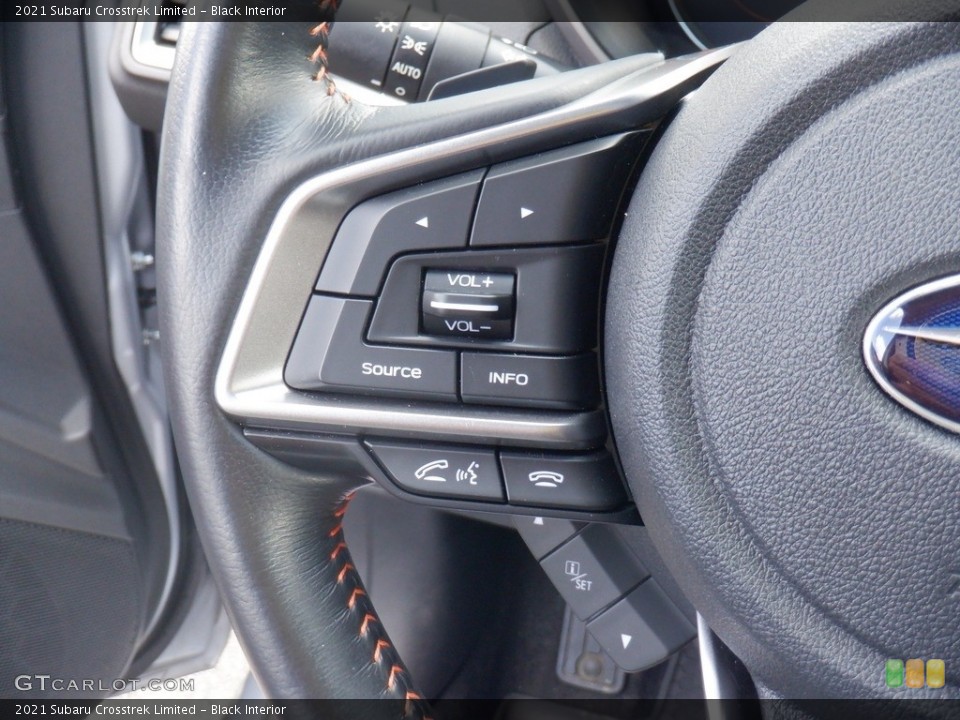 Black Interior Steering Wheel for the 2021 Subaru Crosstrek Limited #146450632