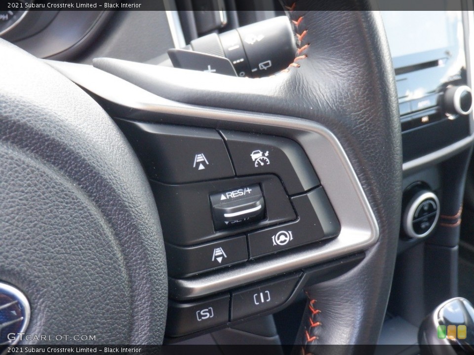 Black Interior Steering Wheel for the 2021 Subaru Crosstrek Limited #146450652