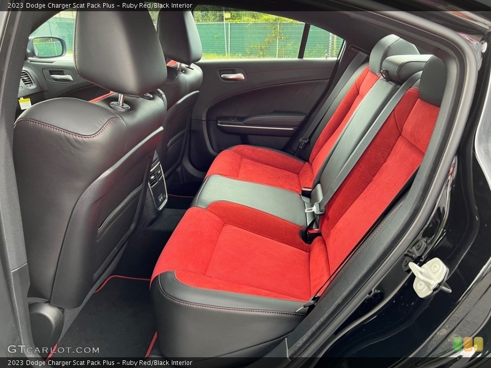 Ruby Red/Black Interior Rear Seat for the 2023 Dodge Charger Scat Pack Plus #146451009