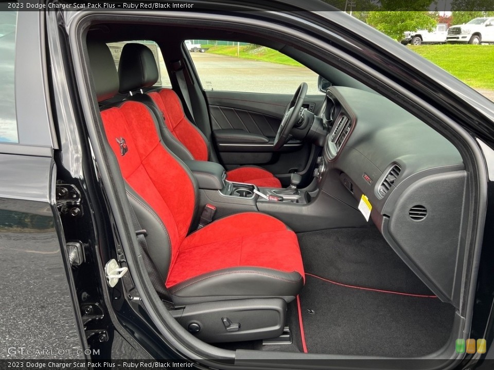 Ruby Red/Black Interior Front Seat for the 2023 Dodge Charger Scat Pack Plus #146451080
