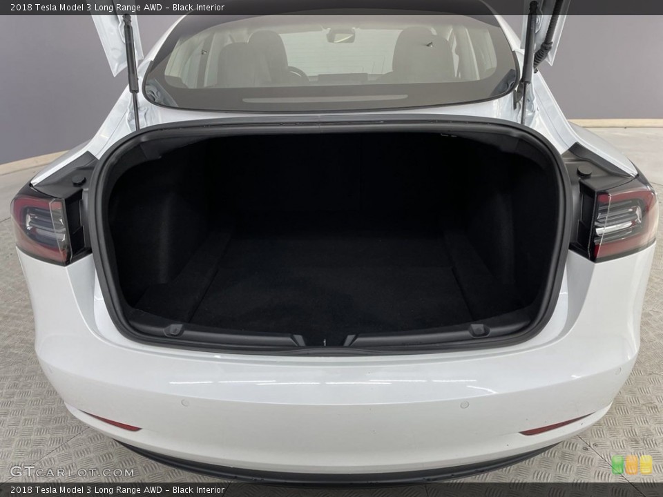 Black Interior Trunk for the 2018 Tesla Model 3 Long Range AWD #146451298