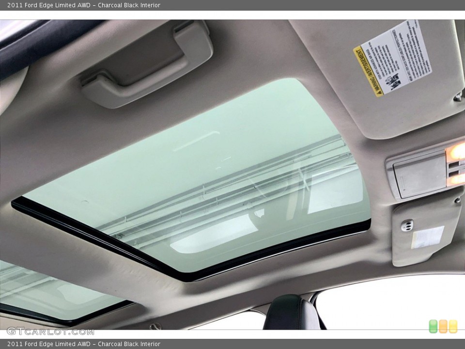 Charcoal Black Interior Sunroof for the 2011 Ford Edge Limited AWD #146451548