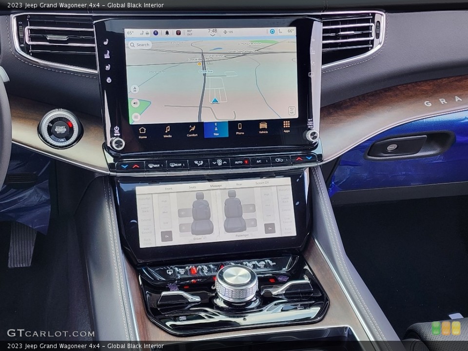Global Black Interior Navigation for the 2023 Jeep Grand Wagoneer 4x4 #146451970