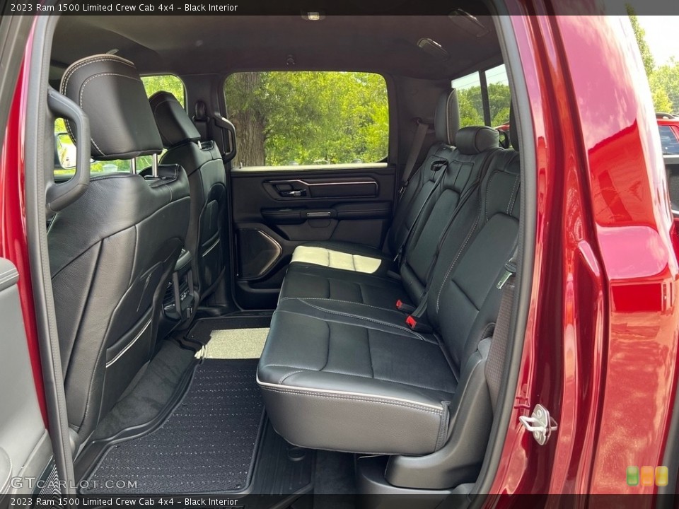 Black Interior Rear Seat for the 2023 Ram 1500 Limited Crew Cab 4x4 #146452597