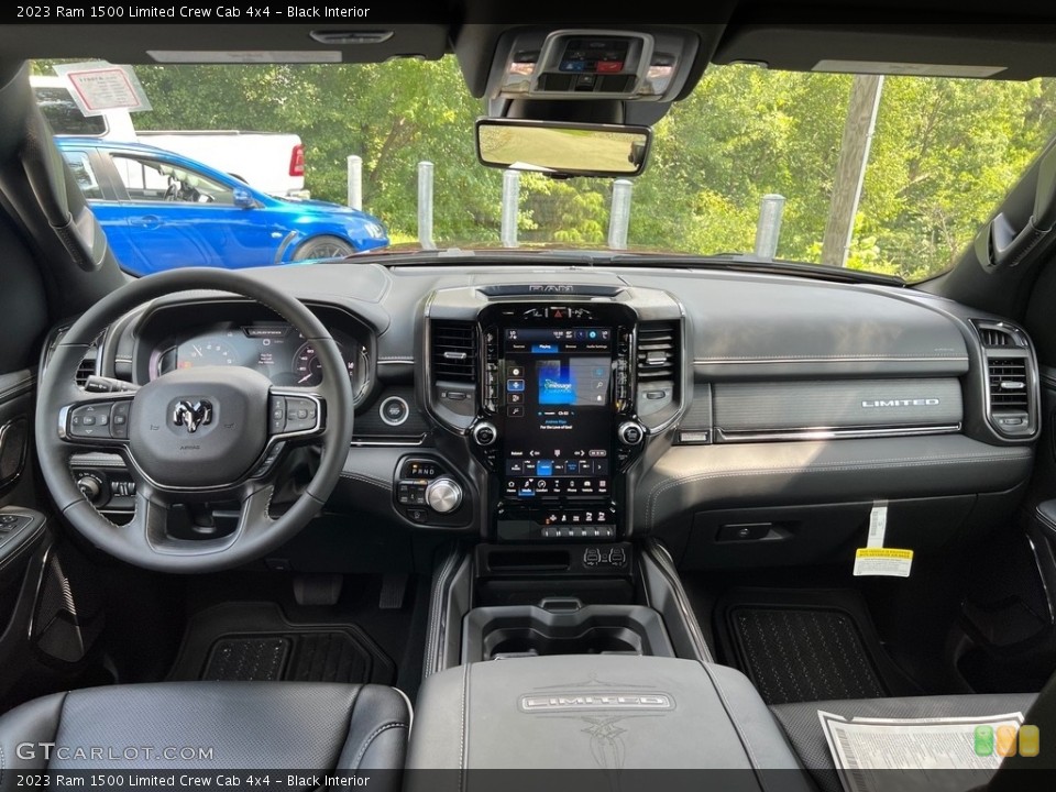 Black Interior Dashboard for the 2023 Ram 1500 Limited Crew Cab 4x4 #146452723