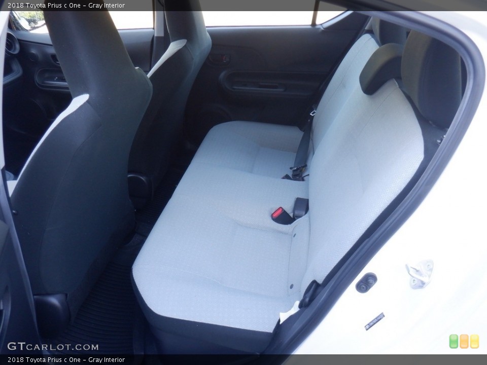 Gray Interior Rear Seat for the 2018 Toyota Prius c One #146452796