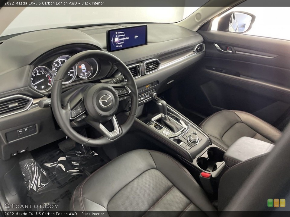 Black Interior Photo for the 2022 Mazda CX-5 S Carbon Edition AWD #146453088