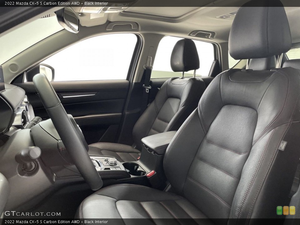 Black Interior Front Seat for the 2022 Mazda CX-5 S Carbon Edition AWD #146453106