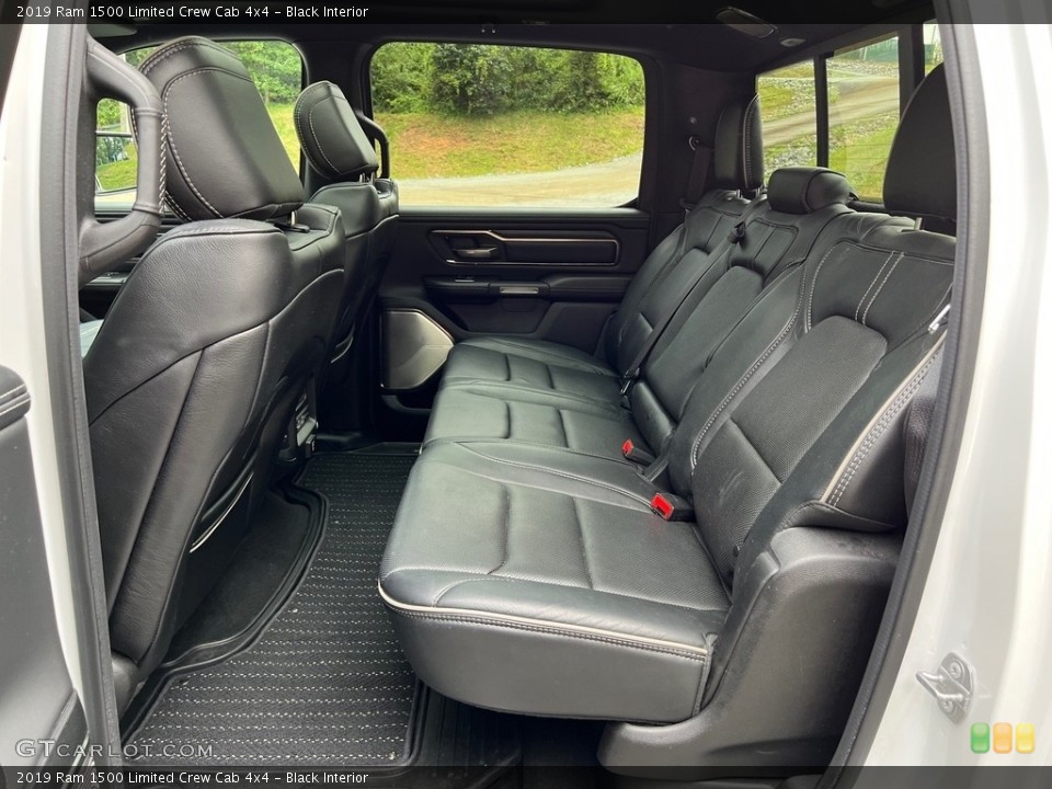 Black Interior Rear Seat for the 2019 Ram 1500 Limited Crew Cab 4x4 #146453227