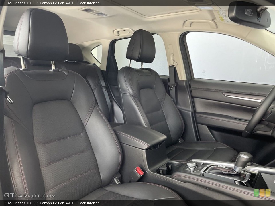 Black Interior Front Seat for the 2022 Mazda CX-5 S Carbon Edition AWD #146453358