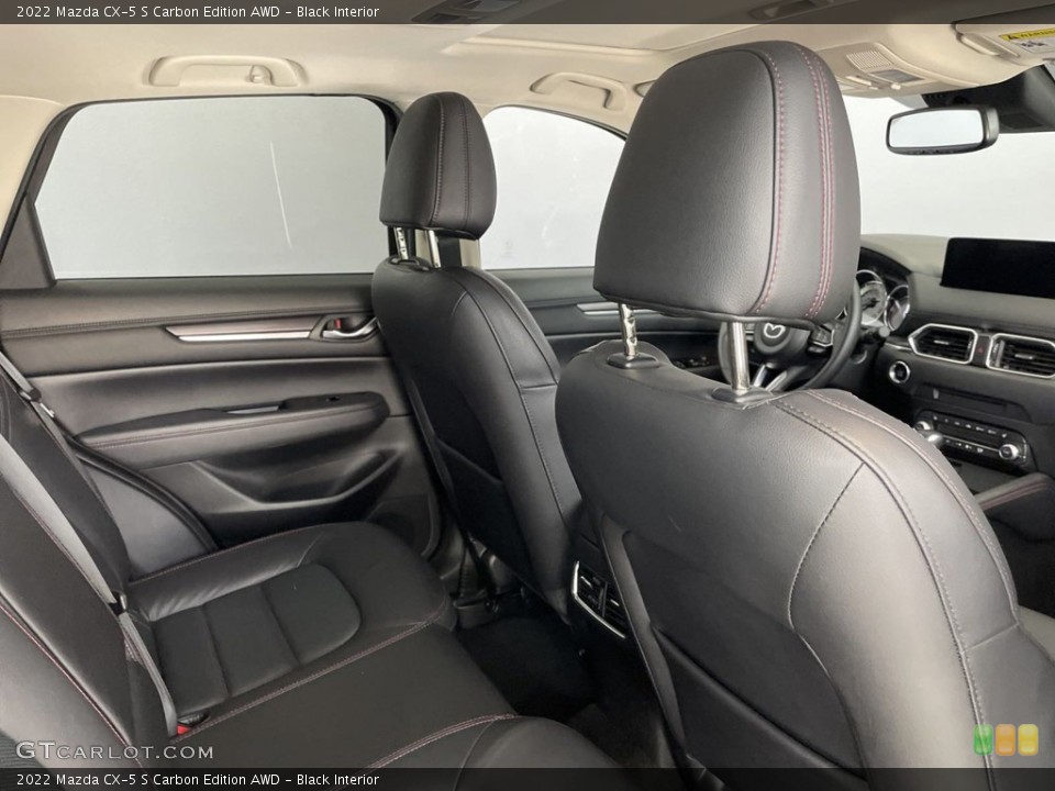 Black Interior Rear Seat for the 2022 Mazda CX-5 S Carbon Edition AWD #146453391